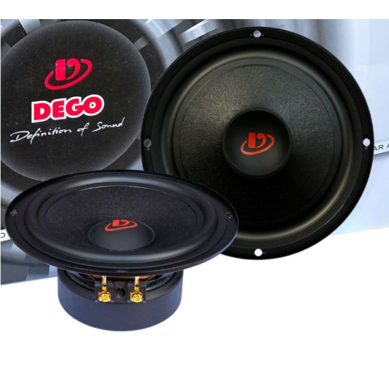 DEGO Power 3000 MW 165 Głośniki średnio-niskotonowe o średnicy 165 mm. Impedancja 4 Ohm. Moc 100W RMS